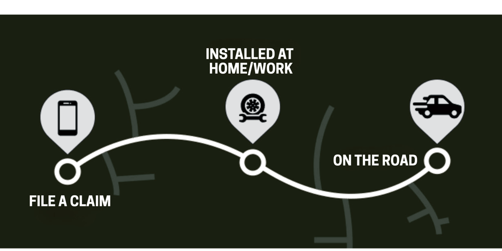 road hazard coverage that comes to you